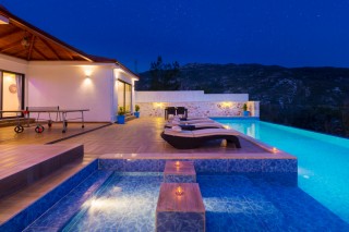 A 2 bed ultra luxury villa in Kalkan, secluded pool and sea views